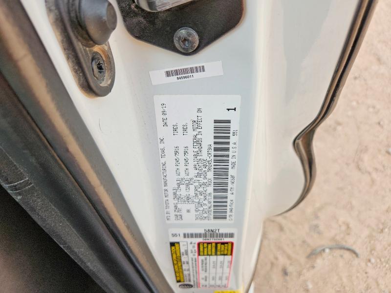 53757346 :رقم المزاد ، 5TFSX5EN6LX071186 vin ، 2020 Toyota Tacoma مزاد بيع