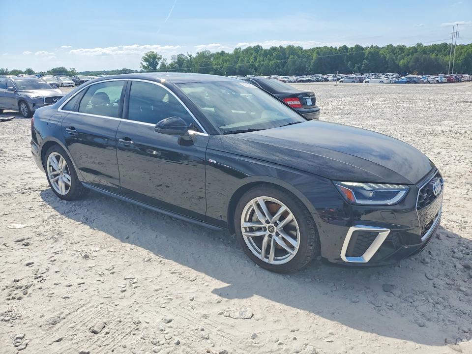 2022 Audi A4 მანქანა იყიდება აუქციონზე, vin: WAUFAAF40NN003950, აუქციონის ნომერი: 53805376
