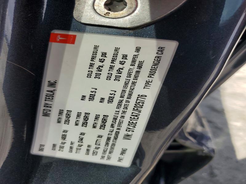 Aukcja sprzedaży 2018 Tesla Model 3, vin: 5YJ3E1EA7JF025776, numer aukcji: 53945666