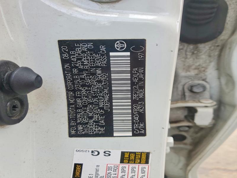 Продажа на аукционе авто 2021 Toyota Corolla, vin: JTDEPMAE9MJ137392, номер лота: 54143756
