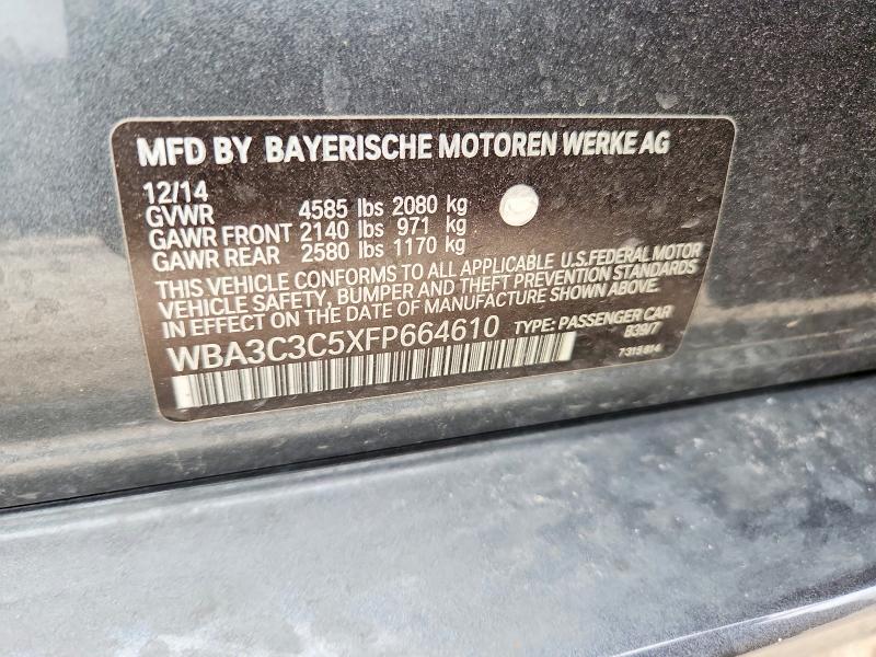 Aukcja sprzedaży 2015 Bmw 320, vin: WBA3C3C5XFP664610, numer aukcji: 51730996