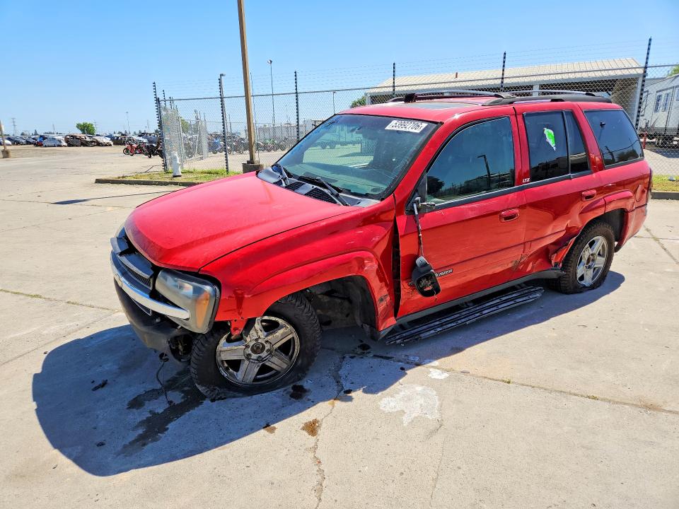 53992706 :رقم المزاد ، 1GNDT13SX22480168 vin ، 2002 Chevrolet Trailblazer مزاد بيع