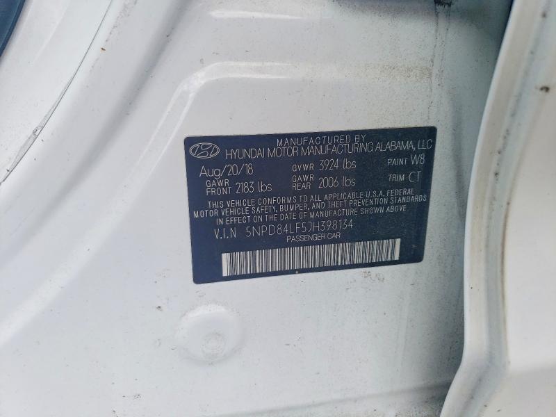 Aukcja sprzedaży 2018 Hyundai Elantra, vin: 5NPD84LF5JH398134, numer aukcji: 53283226