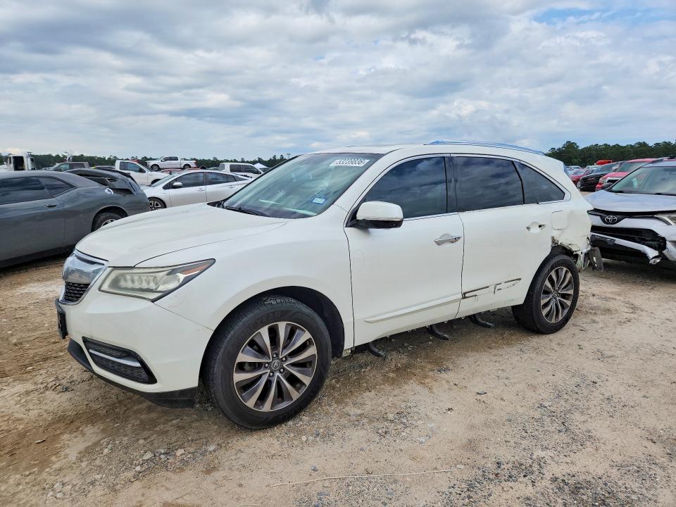 2014 Acura Mdx მანქანა იყიდება აუქციონზე, vin: 5FRYD3H49EB014812, აუქციონის ნომერი: 53239836