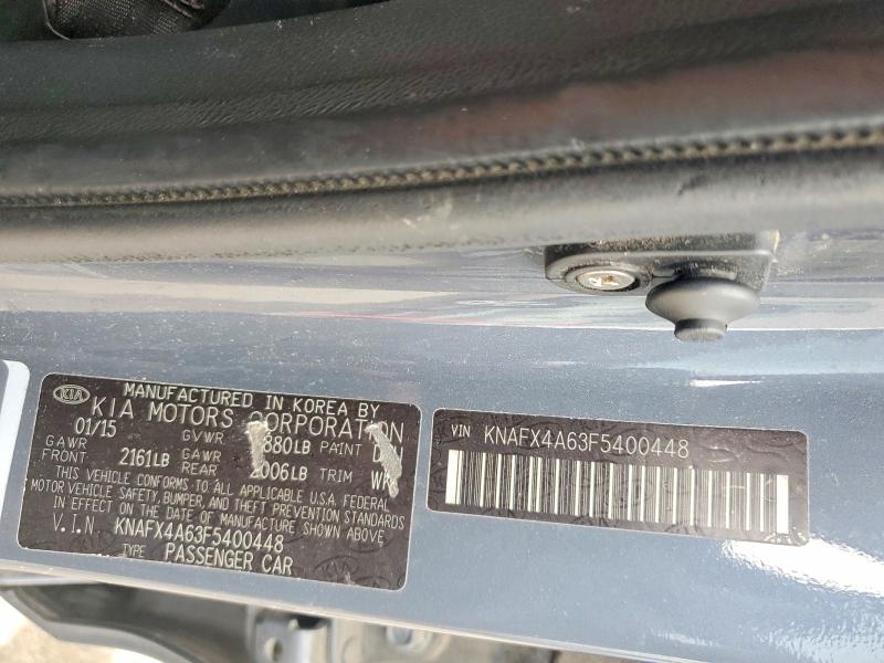 53439046 :رقم المزاد ، KNAFX4A63F5400448 vin ، 2015 Kia Forte مزاد بيع