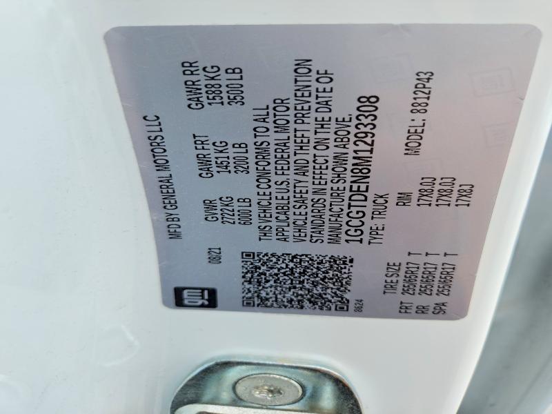 Продаж на аукціоні авто 2021 Chevrolet Colorado, vin: 1GCGTDEN8M1293308, номер лоту: 51910046