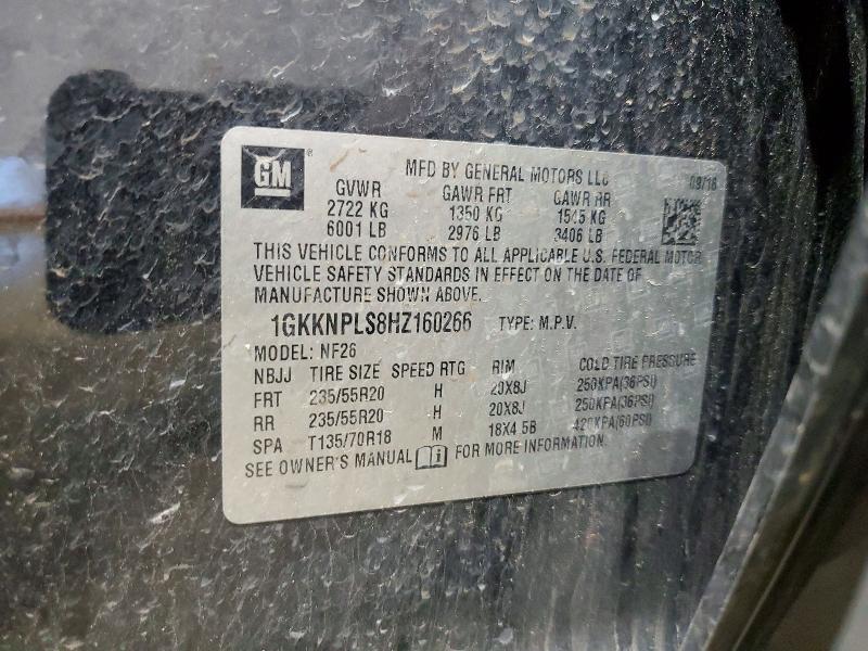 Продажа на аукционе авто 2017 Gmc Acadia, vin: 1GKKNPLS8HZ160266, номер лота: 52961166