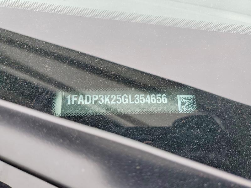 2016 Ford Focus მანქანა იყიდება აუქციონზე, vin: 1FADP3K25GL354656, აუქციონის ნომერი: 54843116