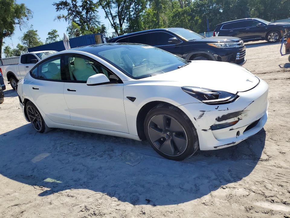2021 Tesla Model 3 მანქანა იყიდება აუქციონზე, vin: 5YJ3E1EA0MF989821, აუქციონის ნომერი: 53580876