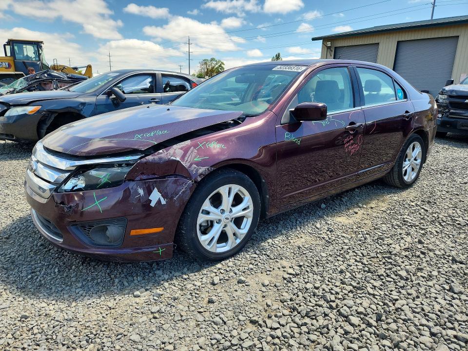 52336516 :رقم المزاد ، 3FAHP0HA2CR449511 vin ، 2012 Ford Fusion مزاد بيع