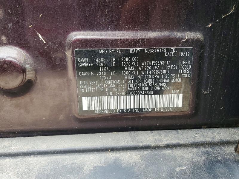 Продаж на аукціоні авто 2013 Subaru Outback, vin: 4S4BRCSC6D3245649, номер лоту: 54099636