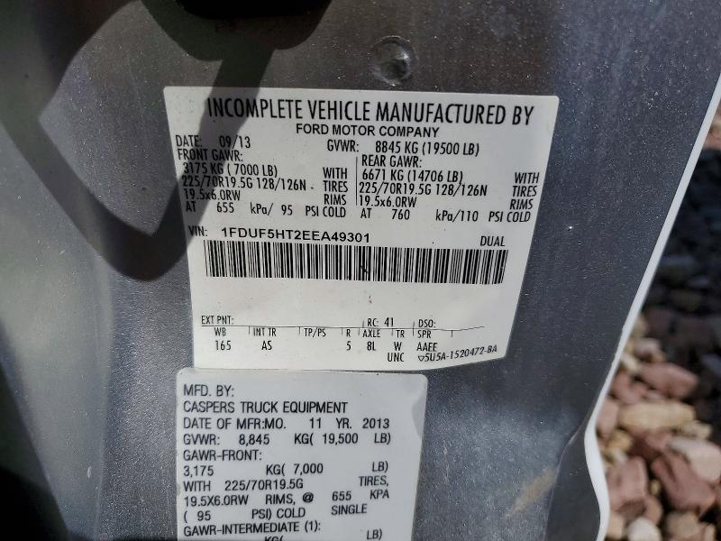 Продажа на аукционе авто 2014 Ford F550, vin: 1FDUF5HT2EEA49301, номер лота: 50740336