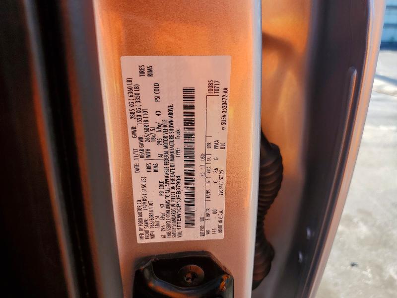 Aukcja sprzedaży 2018 Ford F150, vin: 1FTEW1CP1JFB37904, numer aukcji: 51879516
