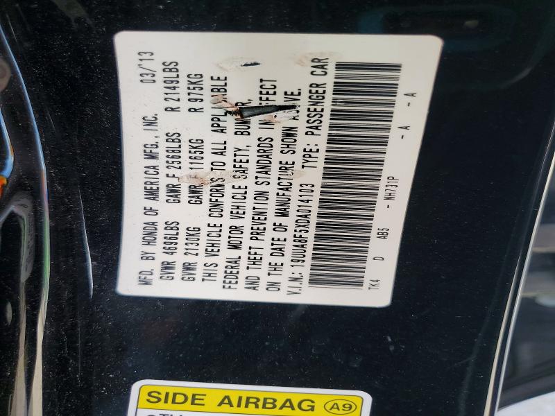 Продаж на аукціоні авто 2013 Acura Tl, vin: 19UUA8F5XDA014103, номер лоту: 54235346