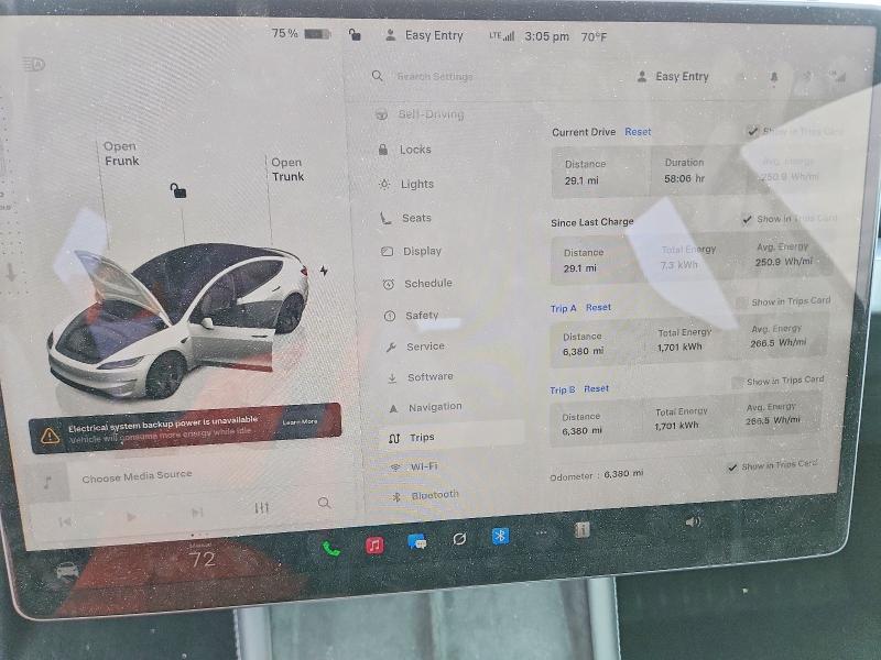 Auction sale of the 2026 Tesla Model 3, vin: 5YJ3E1ET8TF161628, lot number: 54524276