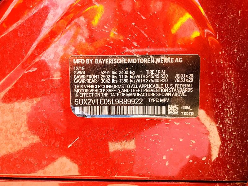 Продажа на аукционе авто 2020 Bmw X4, vin: 5UX2V1C05L9B89922, номер лота: 53926296