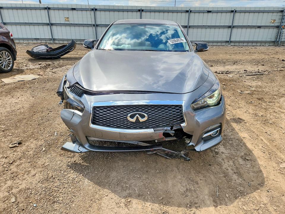 52864576 :رقم المزاد ، JN1BV7AR9FM396594 vin ، 2015 Infiniti Q50 مزاد بيع