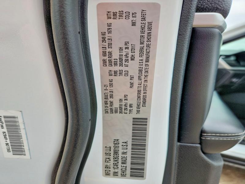 Aukcja sprzedaży 2021 Jeep Grand Cherokee, vin: 1C4RJKBG9M8161674, numer aukcji: 53339856