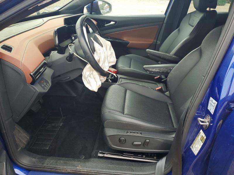 2022 Volkswagen Id.4 მანქანა იყიდება აუქციონზე, vin: WVGUNPE22NP048521, აუქციონის ნომერი: 51772786