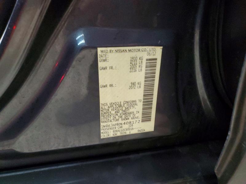 Продажа на аукционе авто 2013 Nissan Altima, vin: 1N4AL3AP8DN408172, номер лота: 52334056