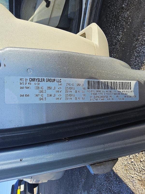 Продажа на аукционе авто 2010 Dodge Grand Caravan, vin: 2D4RN4DE4AR307669, номер лота: 54644376