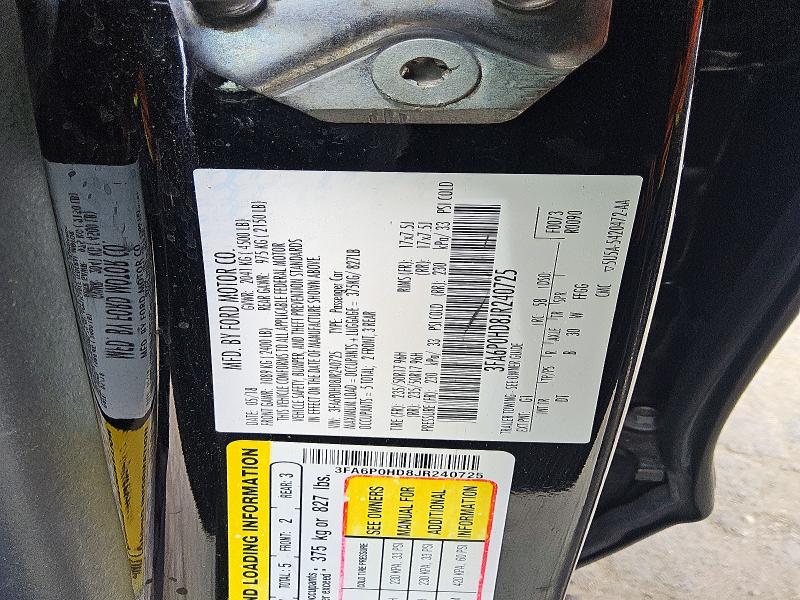 Продажа на аукционе авто 2018 Ford Fusion, vin: 3FA6P0HD8JR240725, номер лота: 54121826