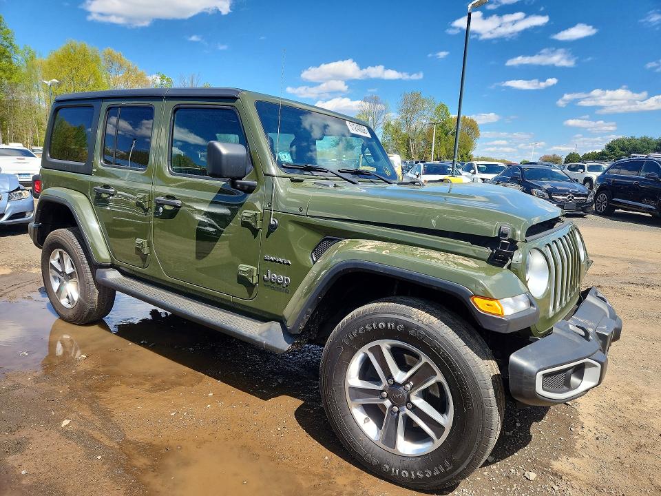2021 Jeep Wrangler Unlimited მანქანა იყიდება აუქციონზე, vin: 1C4HJXEG6MW535867, აუქციონის ნომერი: 51240006