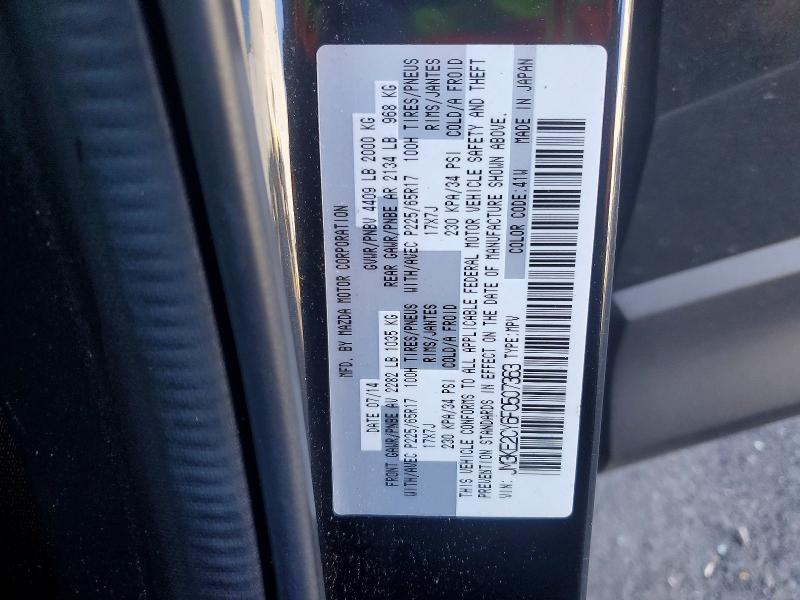 Aukcja sprzedaży 2015 Mazda Cx-5, vin: JM3KE2CY6F0507363, numer aukcji: 54018246