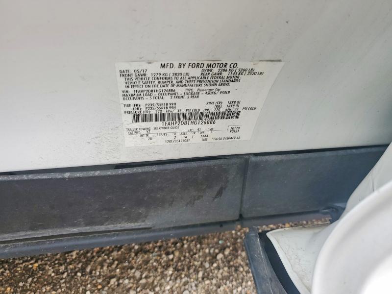 Aukcja sprzedaży 2017 Ford Taurus, vin: 1FAHP2D81HG126886, numer aukcji: 54253236