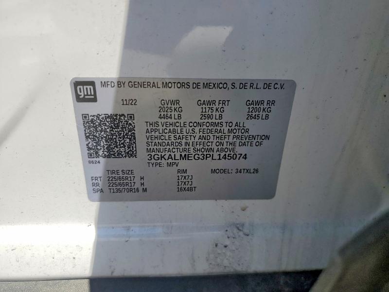 2023 Gmc Terrain მანქანა იყიდება აუქციონზე, vin: 3GKALMEG3PL145074, აუქციონის ნომერი: 51616436