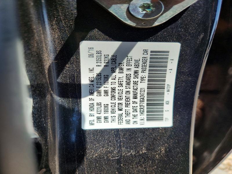 2016 Honda Accord მანქანა იყიდება აუქციონზე, vin: 1HGCR2F79GA247221, აუქციონის ნომერი: 53842086