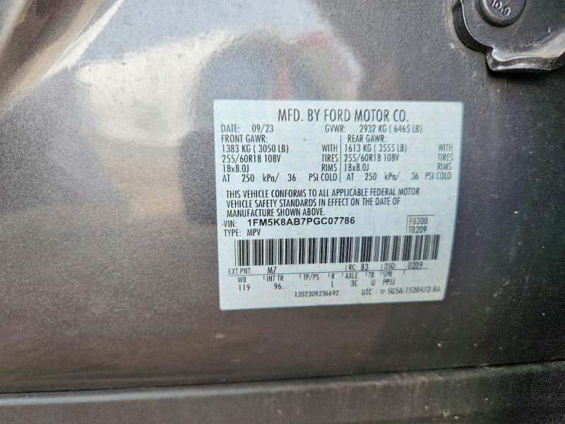 Продажа на аукционе авто 2023 Ford Explorer, vin: 1FM5K8AB7PGC07786, номер лота: 55014646