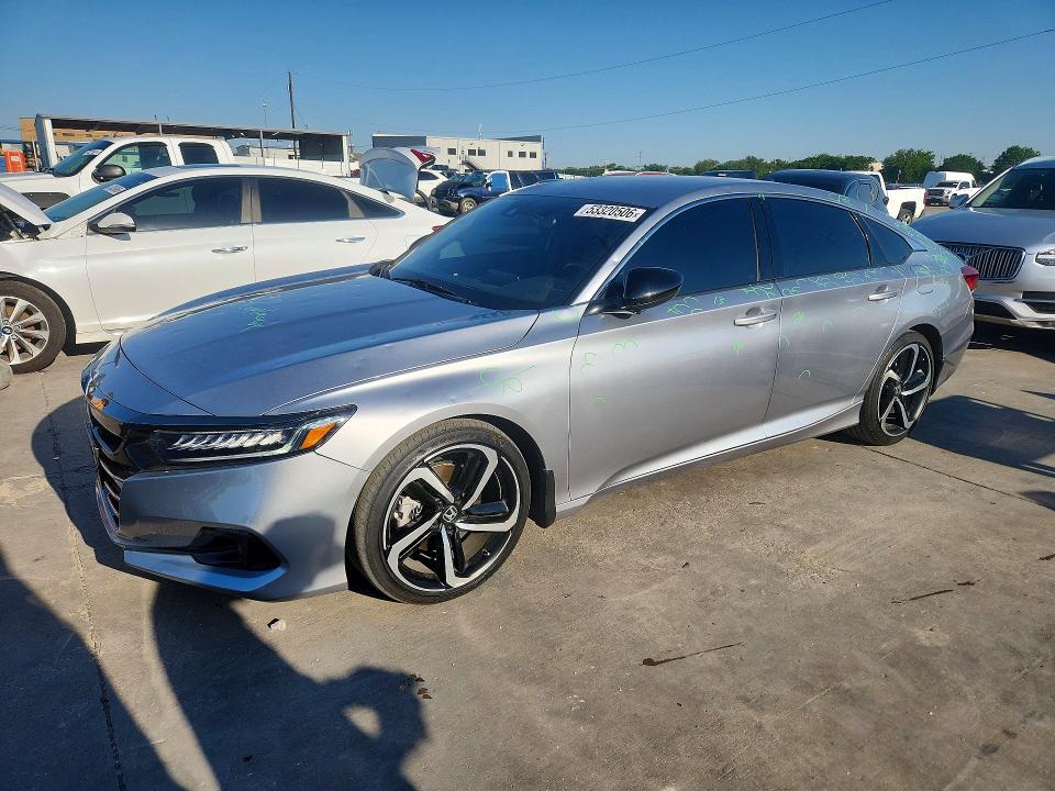 Aukcja sprzedaży 2022 Honda Accord, vin: 1HGCV1F35NA111474, numer aukcji: 53320506