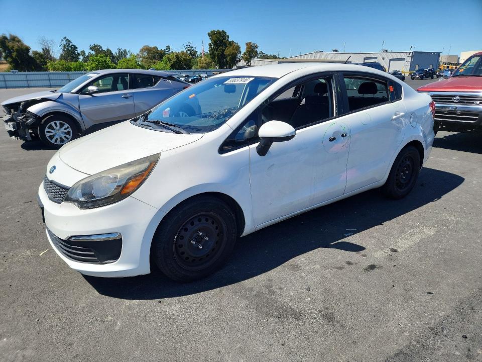 2017 Kia Rio მანქანა იყიდება აუქციონზე, vin: KNADM4A33H6112268, აუქციონის ნომერი: 53837916