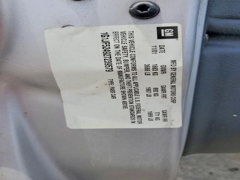 Продажа на аукционе авто 2002 Chevrolet Cavalier, vin: 1G1JF524927239579, номер лота: 54795416