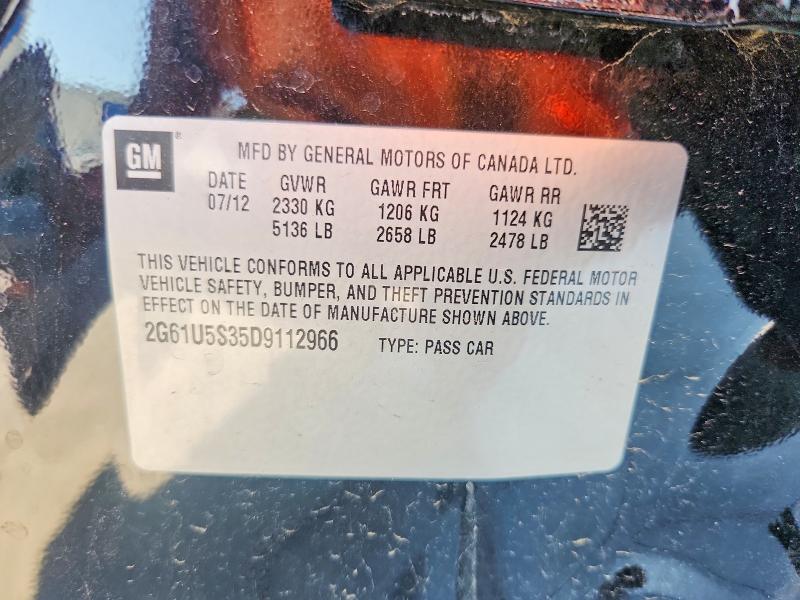2013 Cadillac Xts მანქანა იყიდება აუქციონზე, vin: 2G61U5S35D9112966, აუქციონის ნომერი: 53620576