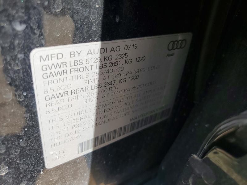Продажа на аукционе авто 2019 Audi Q3, vin: WA1FECF3XK1085371, номер лота: 54489686
