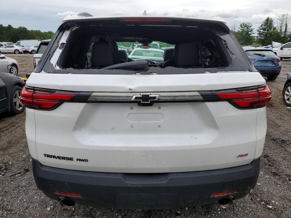 55280846 :رقم المزاد ، 1GNEVJKW1NJ121594 vin ، 2022 Chevrolet Traverse مزاد بيع