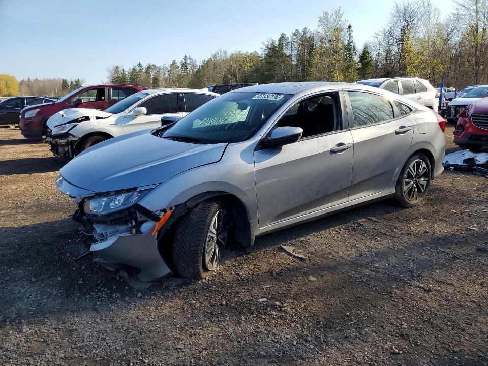 52152196 :رقم المزاد ، 2HGFC1F41JH107106 vin ، 2018 Honda Civic مزاد بيع