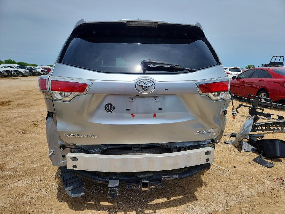Продажа на аукционе авто 2015 Toyota Highlander, vin: 5TDJKRFH1FS187738, номер лота: 54881076