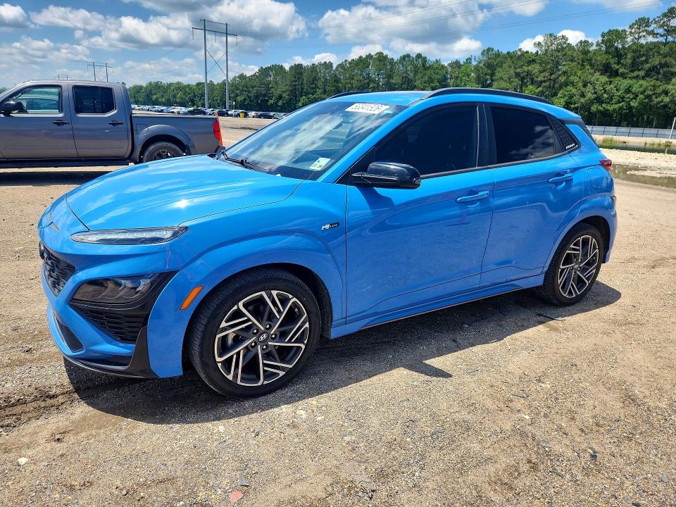 2022 Hyundai Kona მანქანა იყიდება აუქციონზე, vin: KM8K33A37NU805273, აუქციონის ნომერი: 53341526