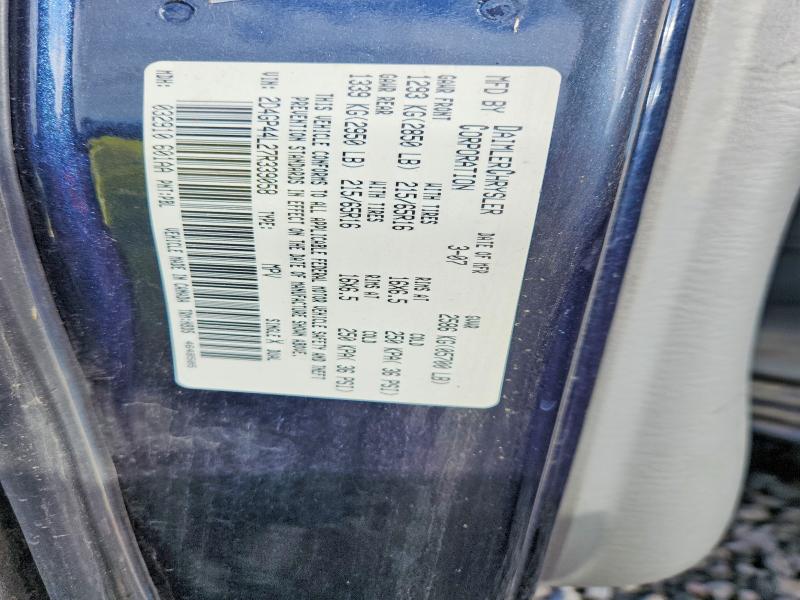 Aukcja sprzedaży 2007 Dodge Grand Caravan, vin: 2D4GP44L27R339058, numer aukcji: 51835676