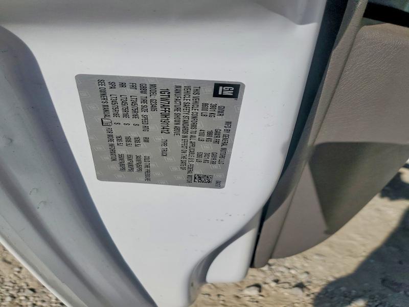 53509866 :رقم المزاد ، 1GTW7AFF0H1911412 vin ، 2017 Gmc Savana مزاد بيع
