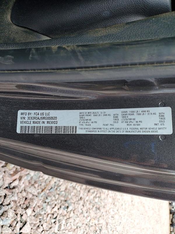 Aukcja sprzedaży 2021 Ram 3500, vin: 3C63R3AJ6MG650620, numer aukcji: 51677136