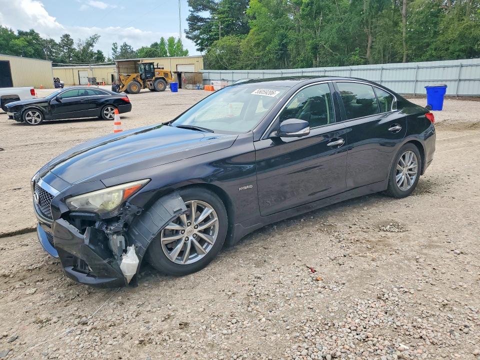 Auction sale of the 2014 Infiniti Q50 Hybrid, vin: JN1AV7AP5EM690843, lot number: 55059206