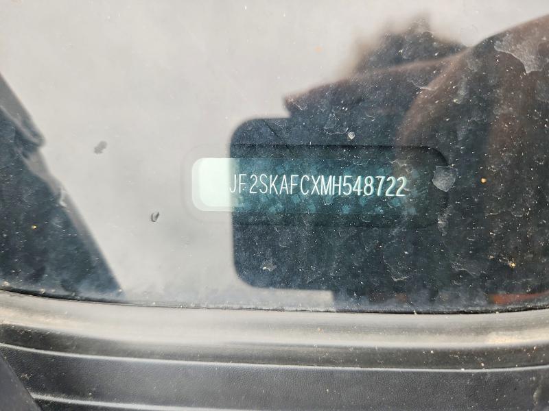 54160186 :رقم المزاد ، JF2SKAFCXMH548722 vin ، 2021 Subaru Forester مزاد بيع