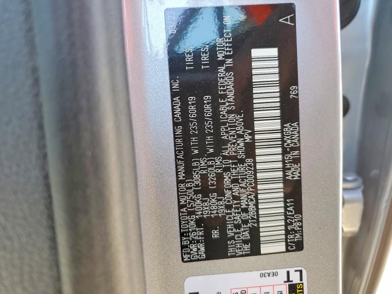 53173636 :رقم المزاد ، 2T2BBMCA7PC009238 vin ، 2023 Lexus Rx 350h مزاد بيع