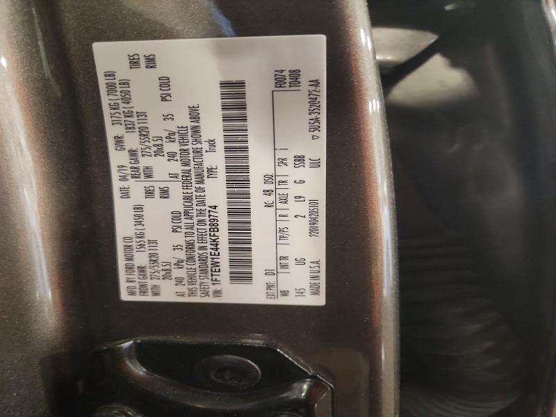 Aukcja sprzedaży 2019 Ford F150, vin: 1FTEW1E44KFB89774, numer aukcji: 52032226