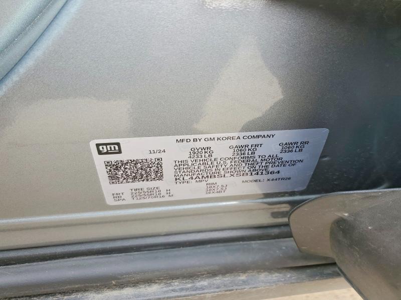51090346 :رقم المزاد ، KL4AMBSLXSB141364 vin ، 2025 Buick Encore Gx مزاد بيع