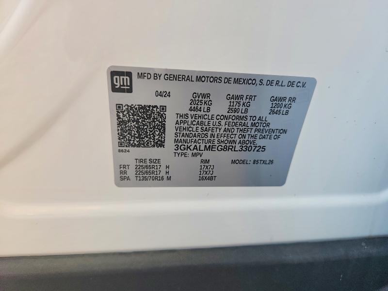 Aukcja sprzedaży 2024 Gmc Terrain, vin: 3GKALMEG8RL330725, numer aukcji: 53465476